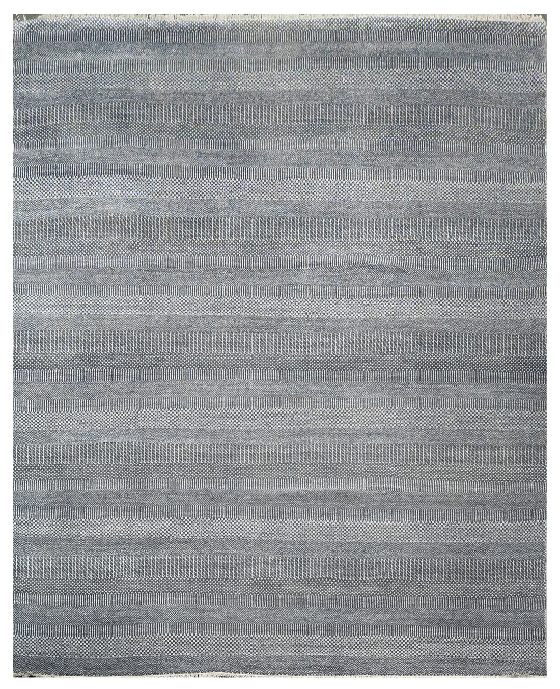 Handknotted Carpet, DIA - 1191 MCN, Grey & White