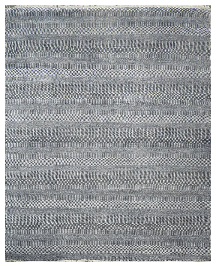 Handknotted Carpet, DIA - 1191 MCN, Grey & White