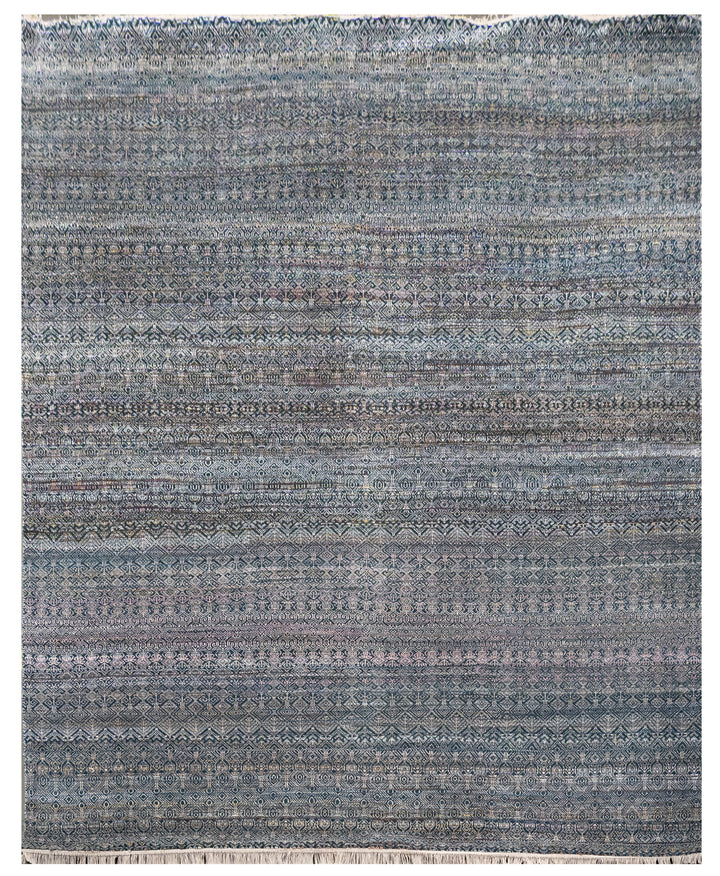 Handknotted Carpet, DIA - 1207 MC3, Blue Mix