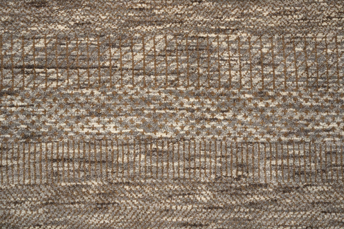 Handknotted Carpet, DIA - 1222 MCN Natural & Brown