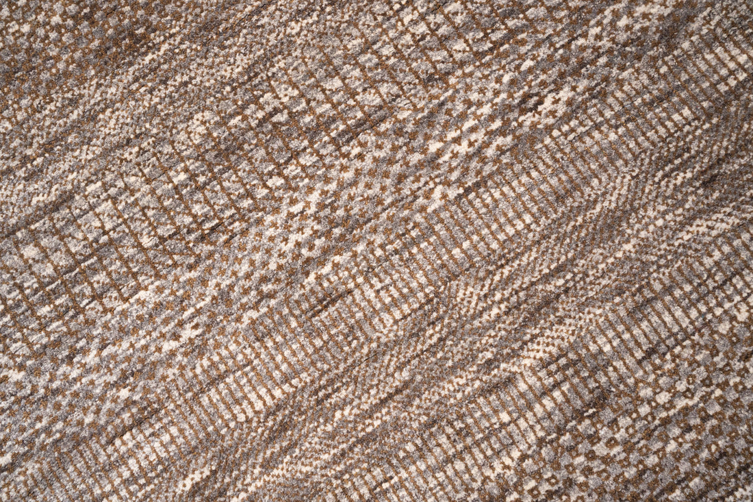 Handknotted Carpet, DIA - 1224 MCN, Natural & Brown