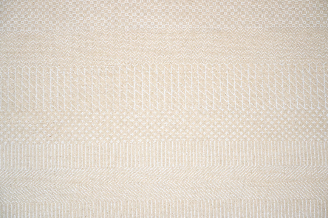 Handknotted Carpet, DIA - 1252 MCN, Ivory & Ivory