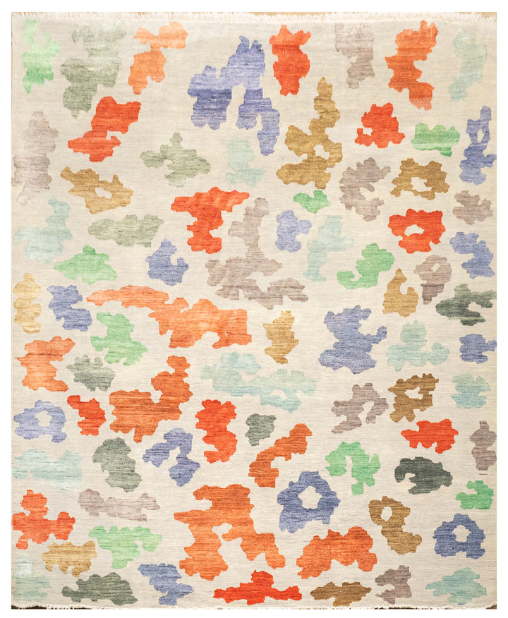 Handknotted Carpet, DIA: 1356 DC-CLOUD Alabaster & Multi