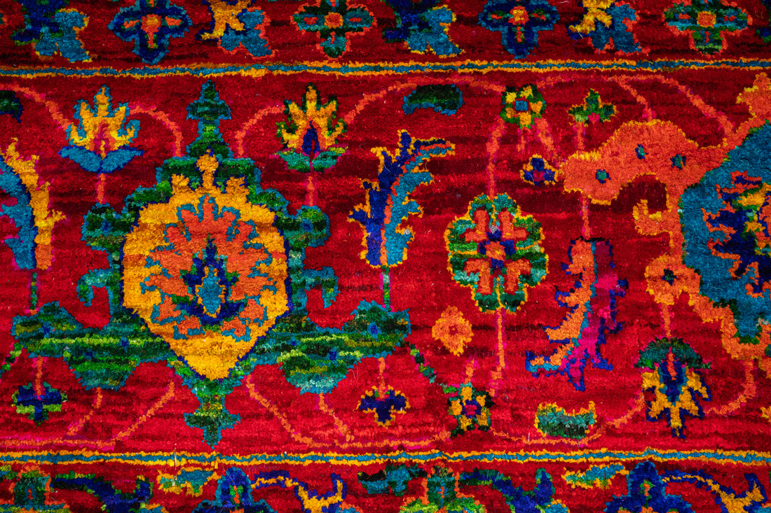 Handknotted Carpet, DIA: 1401 BLOOM MIRAGE, MULTI COLOR