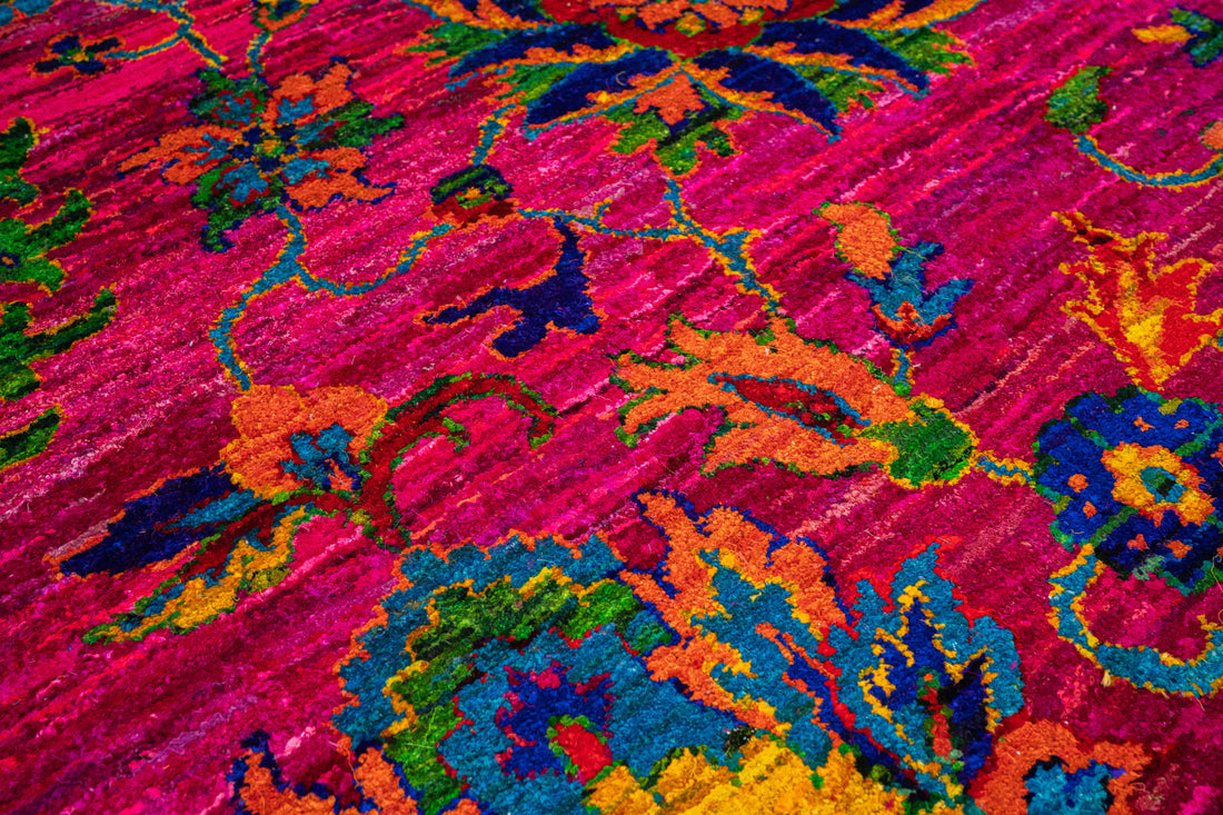 Handknotted Carpet, DIA: 1401 BLOOM MIRAGE, MULTI COLOR