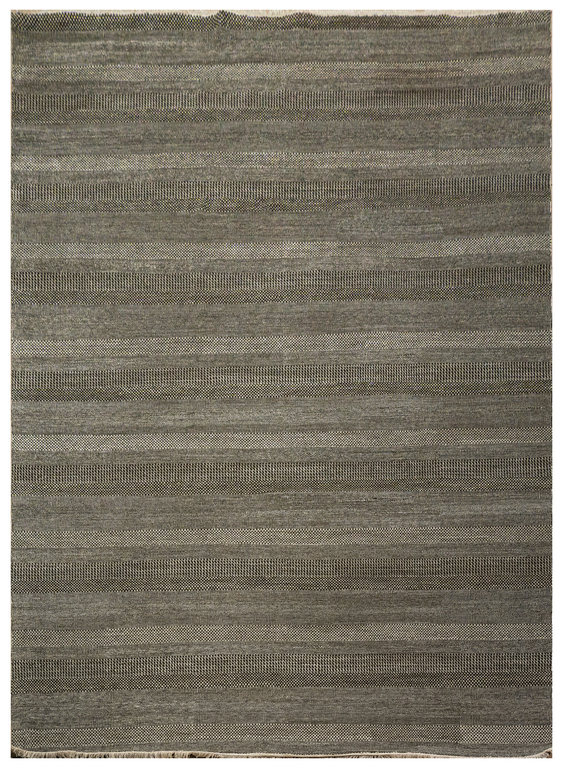 Handknotted Carpet, DIA - 1498 MCN, Grullo & Smoky Black