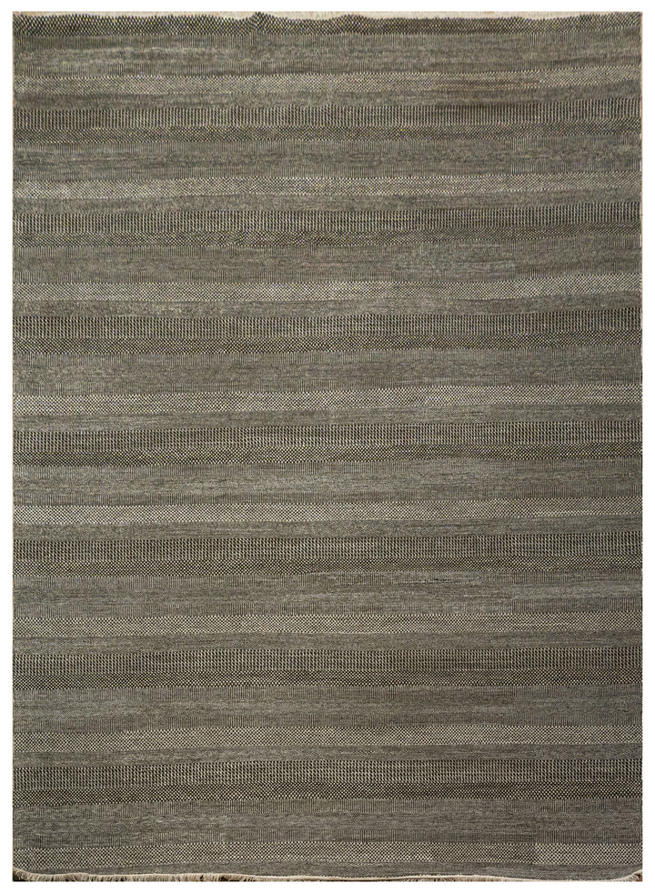 Handknotted Carpet, DIA - 1498 MCN, Grullo & Smoky Black