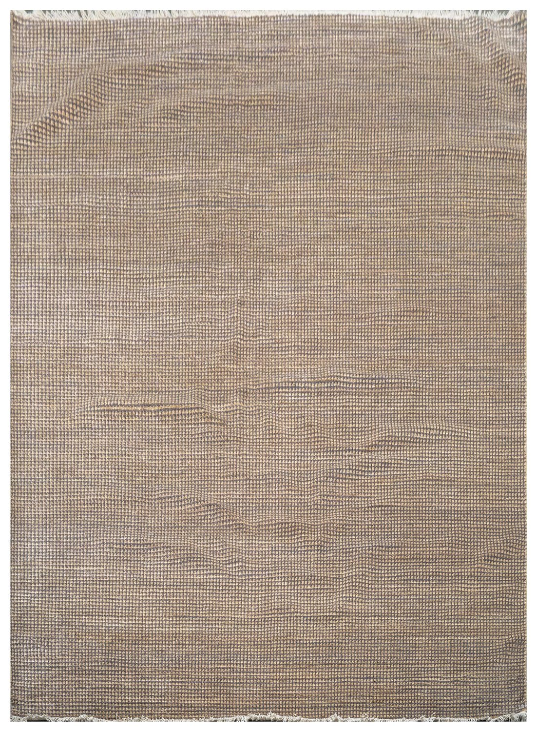 Handknotted Carpet, DIA: 15 MOD-006, Natural & Grey Mix