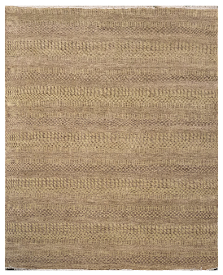 Handknotted Carpet, DIA - 1532 MCN, Ivory & Brown