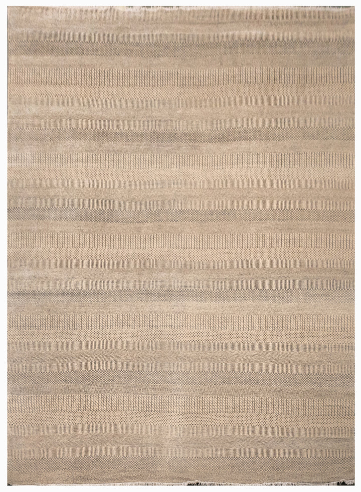 Handknotted Carpet, DIA - 157 MCN, Grullo & Raisin Black