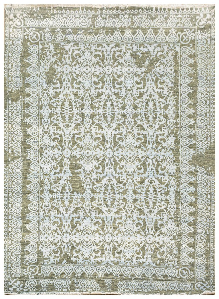 Handknotted Carpet, DIA - 1614 EKT JK 7 Axolotl & Chinese White