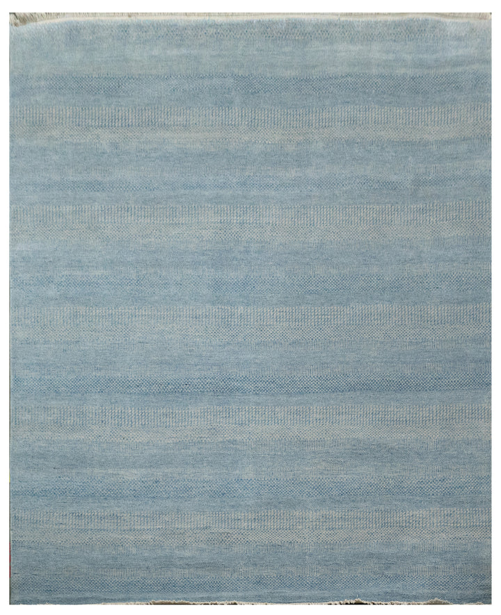 Handknotted Carpet, DIA - 1657 MCN, Silver 7 Aqua