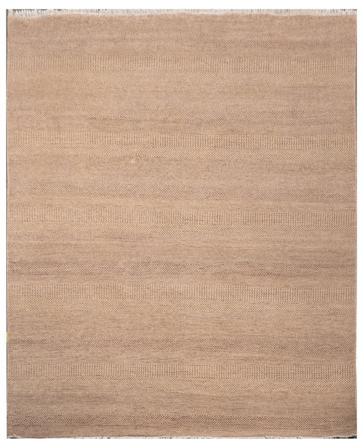 Handknotted Carpet, DIA - 1862 MCN,  Natural & Deep Brown