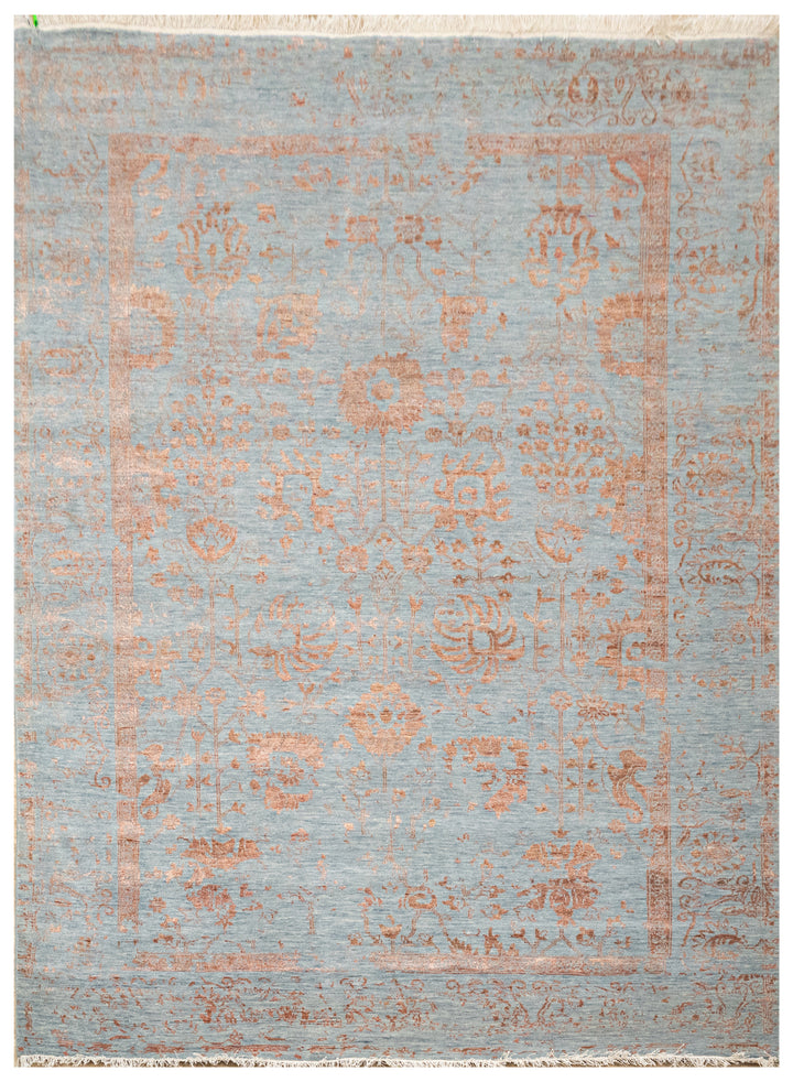 Handknotted Carpet, DIA - 1922 VASE 3, J. Blue & Copper