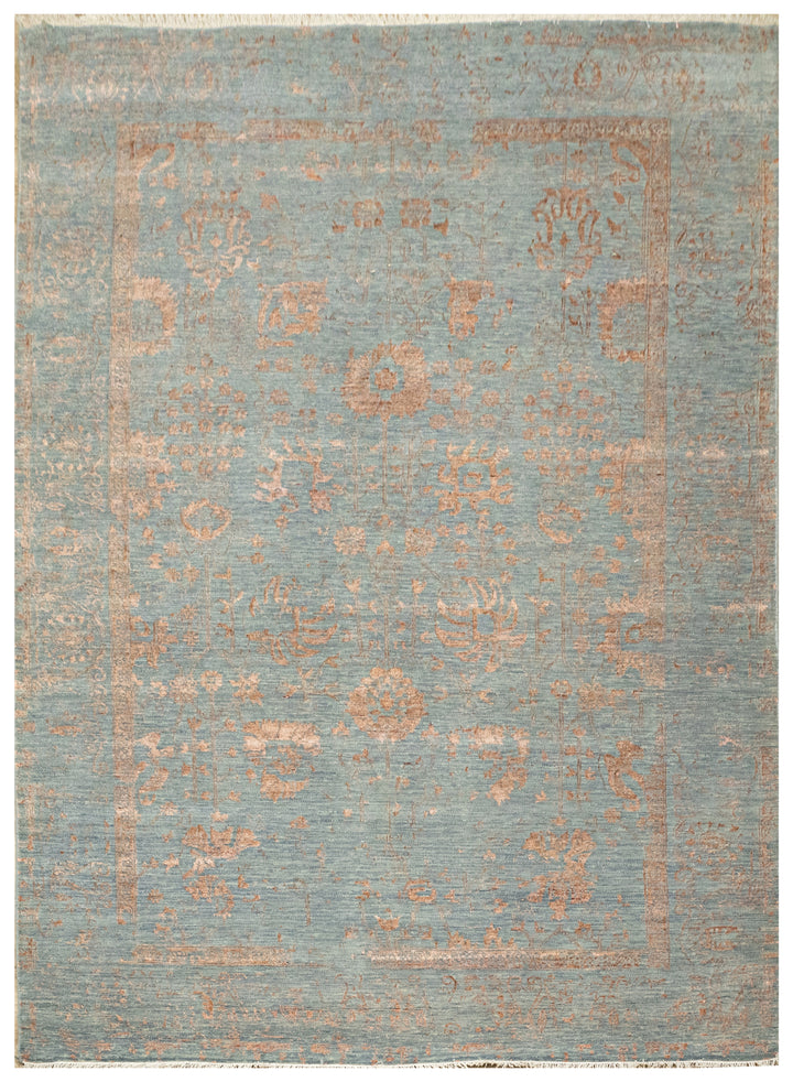 Handknotted Carpet, DIA - 1936 VASE 3, Spanish Gray & Pale Taupe