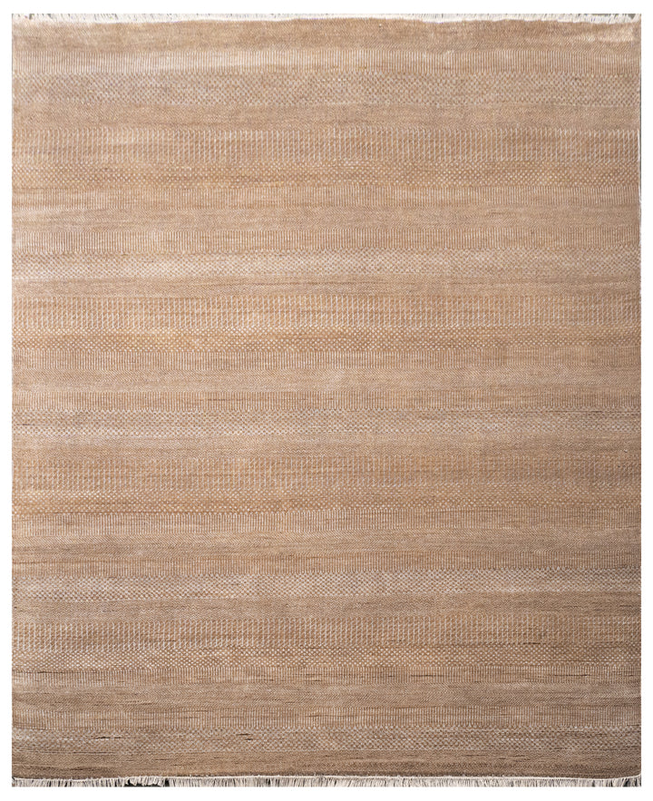 Handknotted Carpet, DIA - 1972 MCN, Brown & Silver