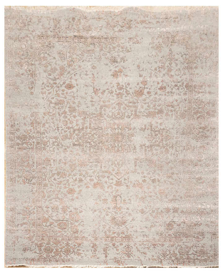 Handknotted Carpet, DIA - 2147 SERAPI, Silver & Copper