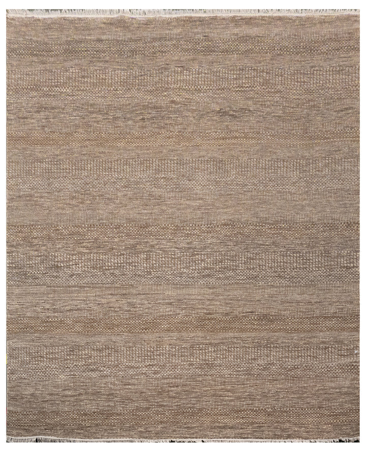 Handknotted Carpet, DIA - 2170 MCN, Natural & L. Brown