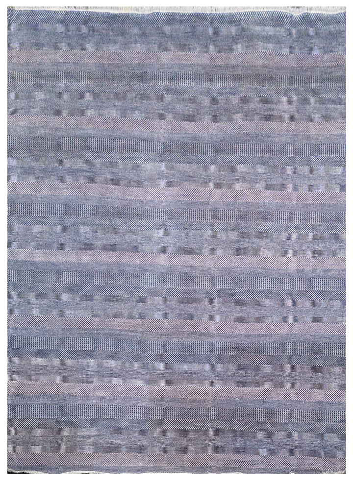 Handknotted Carpet, DIA- 2253 MCN, Queen Pink & Police Blue