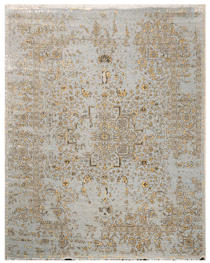 Handknotted Carpet, DIA - 234 SERAPI, J.Blue & Gold