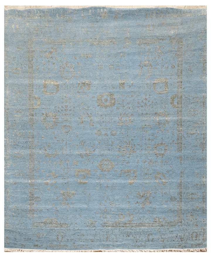 Handknotted Carpet, DIA - 2366 VASE 3, J. Blue & Black