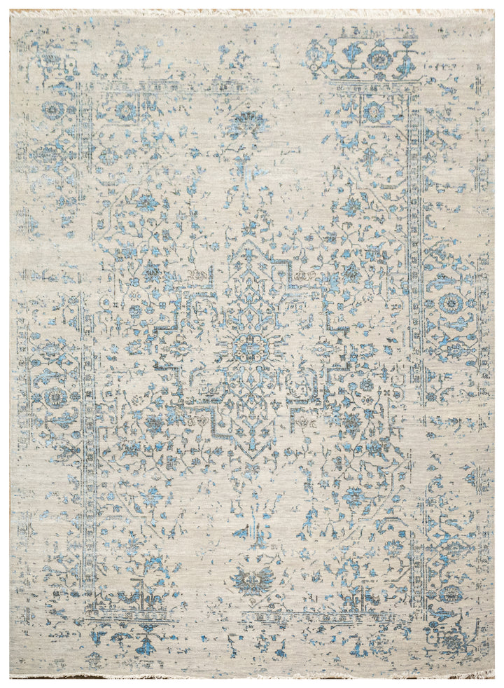 Handknotted Carpet, DIA - 2537 SERAPI, Patel Gray & Shadow Blue