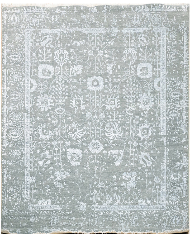 Handknotted Carpet, DIA - 2550 Vase 3, Spanish Gray & Platinum