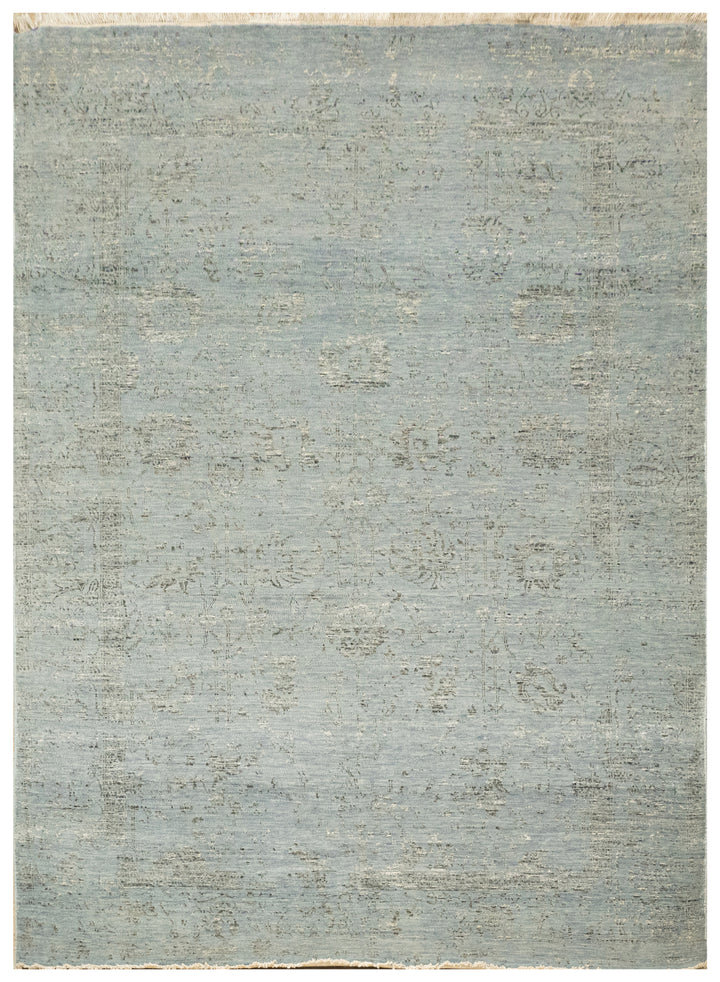 Handknotted Carpet, DIA - 2904 VASE 3, Spanish Gray & Black Olive