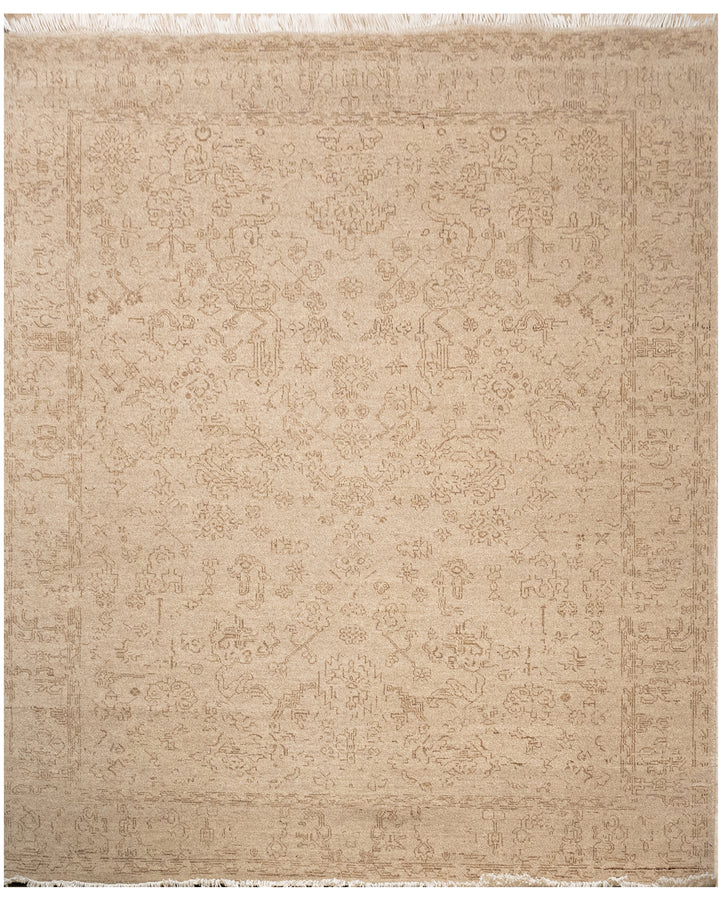 Handknotted Carpet, DIA - 2933 AP, Natural & L. Brown