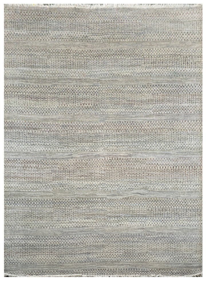 Handknotted Carpet, DIA: 3014 MCN, SILVER MIX & BLACK