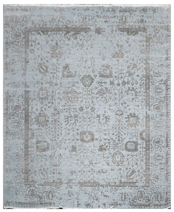 Handknotted Carpet, DIA - 3198 VASE 3, J. Blue & Black