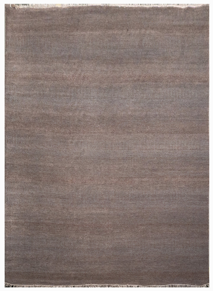 Handknotted Carpet, DIA - 341 MCN, Granite Gray & Dark Lava