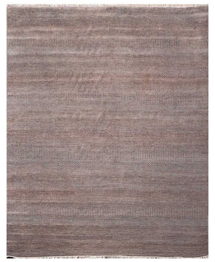 Handknotted Carpet, DIA - 351 MCN, Grey & Brown