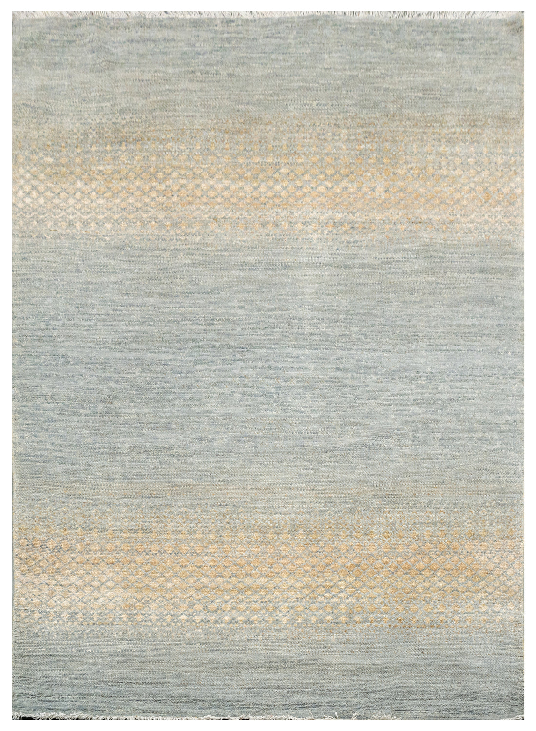 Handknotted Carpet, DIA- 3572 DCM, Grey & Gold