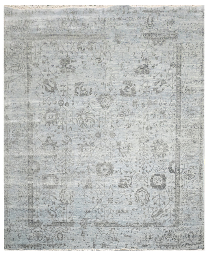 Handknotted Carpet, DIA - 4355 VASE 3, J.Blue & Black