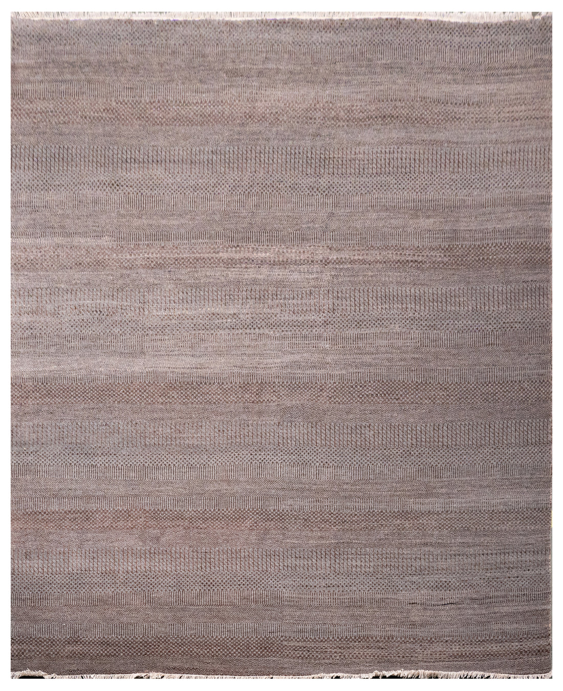 Handknotted Carpet, DIA - 548 MCN, Grey & Brown