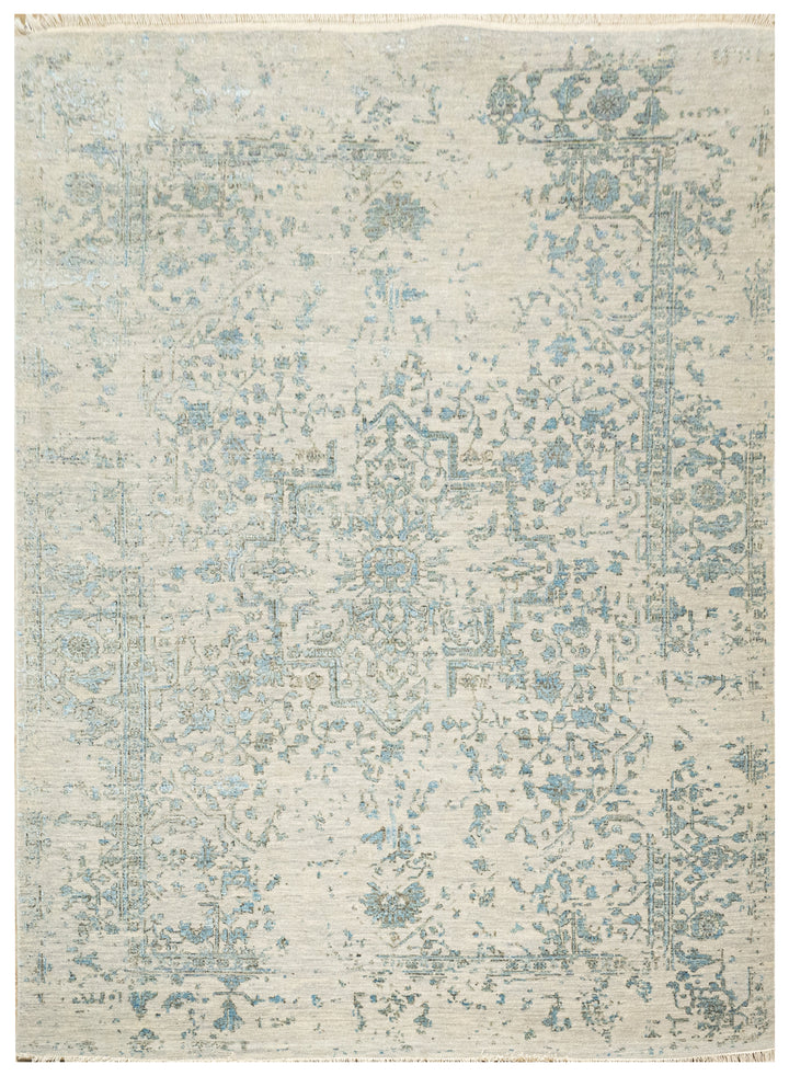 Handknotted Carpet, DIA - 621 SERAPI, Timberwolf & Rackley