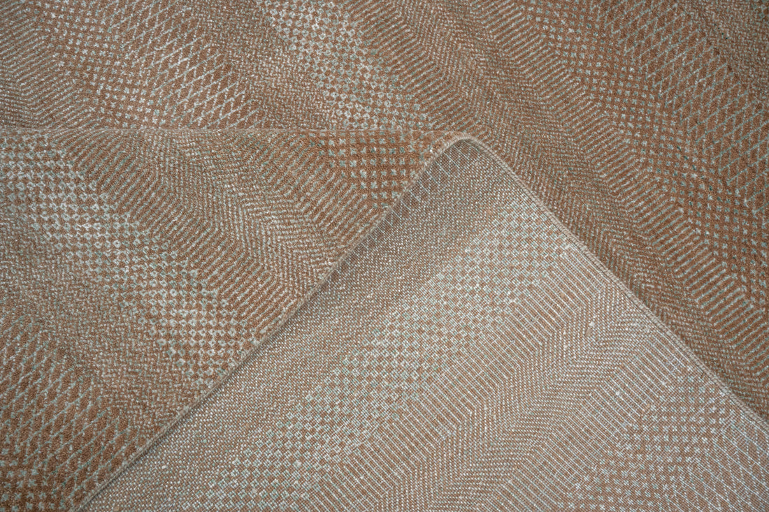 Handknotted Rug  DIA- 65 MCN Mud & Axolotl