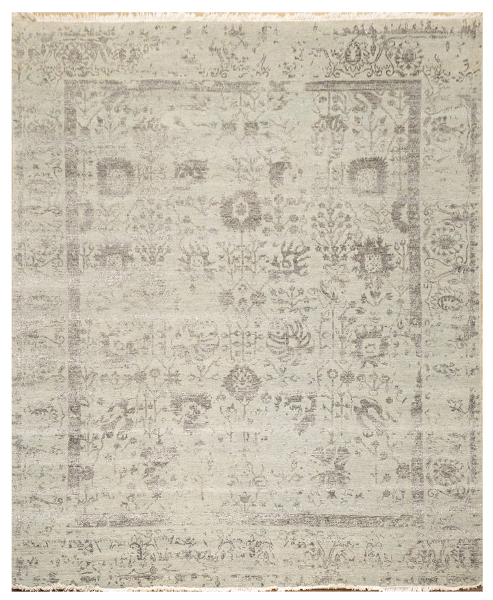Handknotted Carpet, DIA - 7027 VASE 3, J.Blue & Black