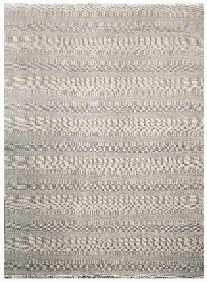 Handknotted Carpet, DIA - 774 MCN, Dark Vanilla & Quartz