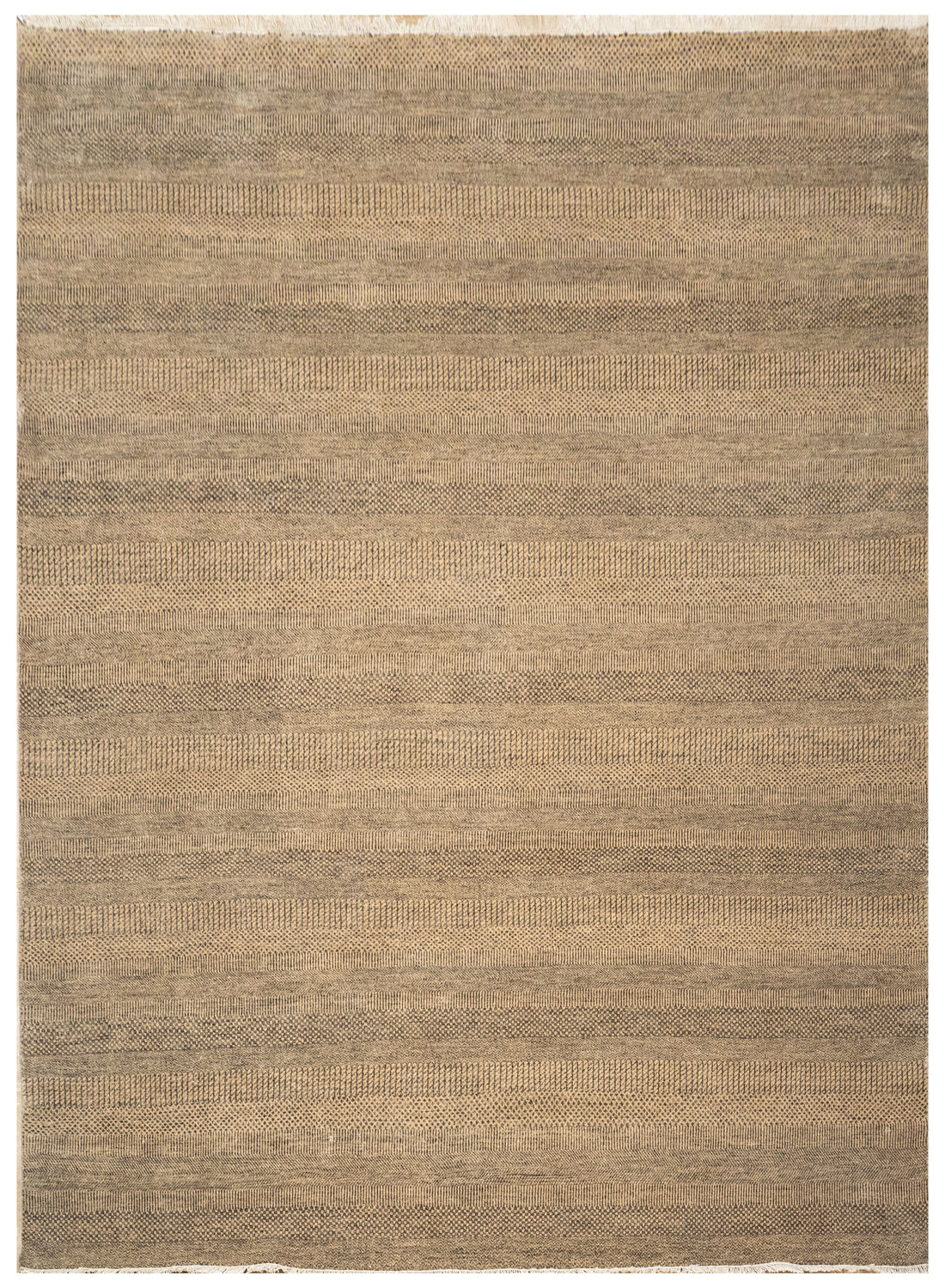 Handknotted Carpet, DIA - 775 MCN, Tan & Liver Chestnut