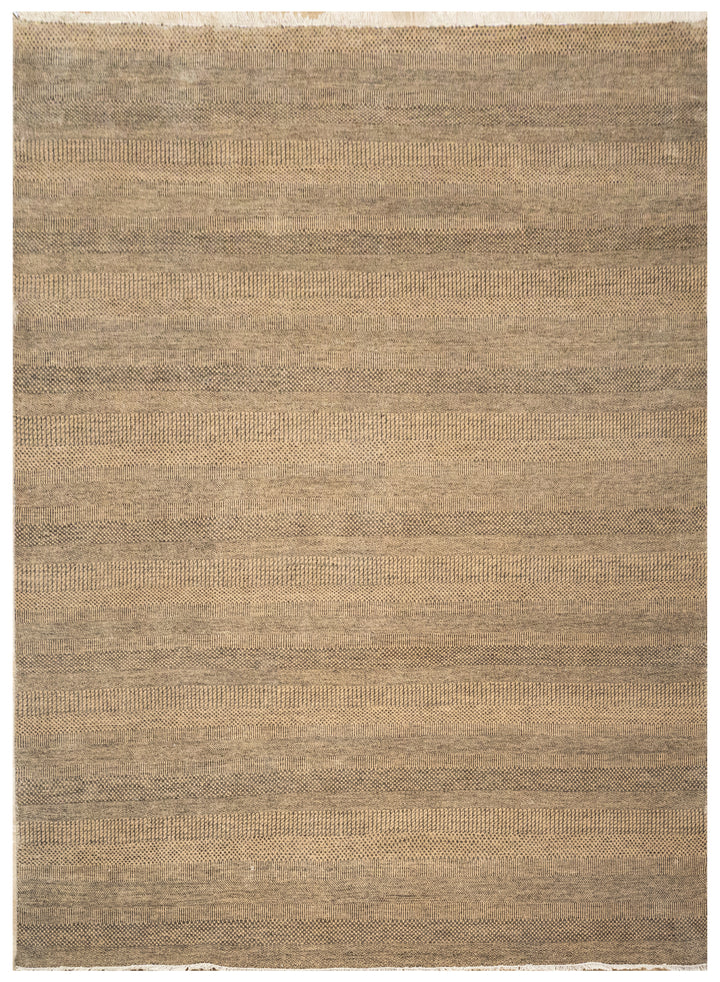 Handknotted Carpet, DIA - 775 MCN, Tan & Liver Chestnut