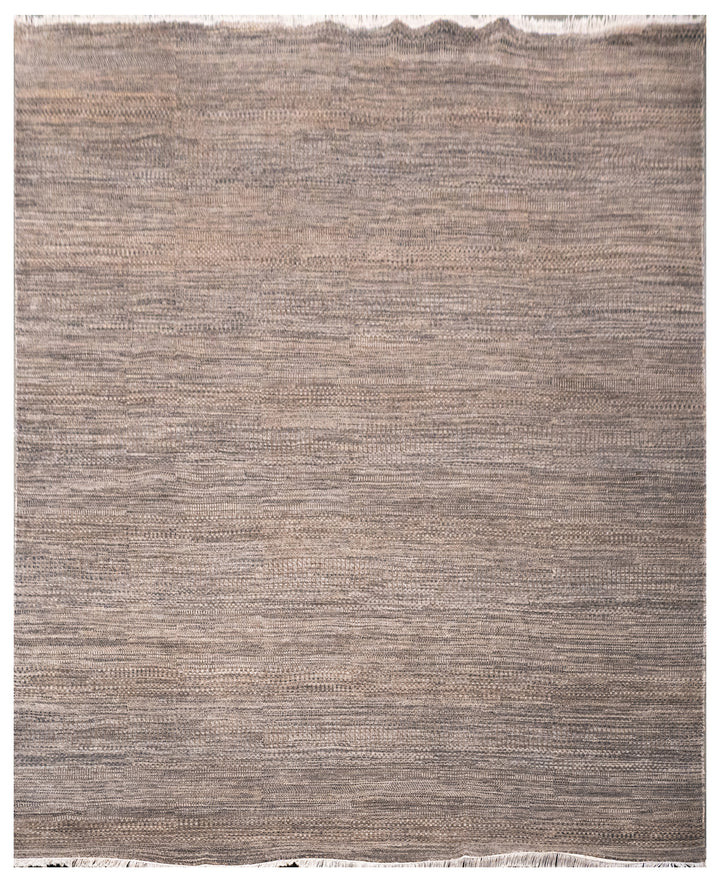 Handknotted Carpet, DIA - 822 MCN, Natural & Black