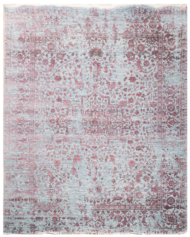 Handknotted Carpet, DIA - 916 SERAPI,  J. Blue & Wine