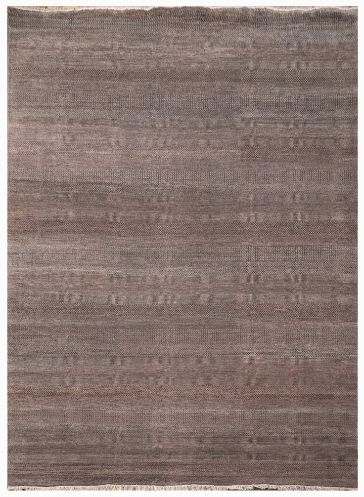 Handknotted Carpet, DIA - 956 MCN, Granite Gray & Bistre