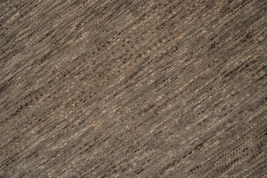 Handknotted Carpet, DIA- 989 MCN, Natural & Brown