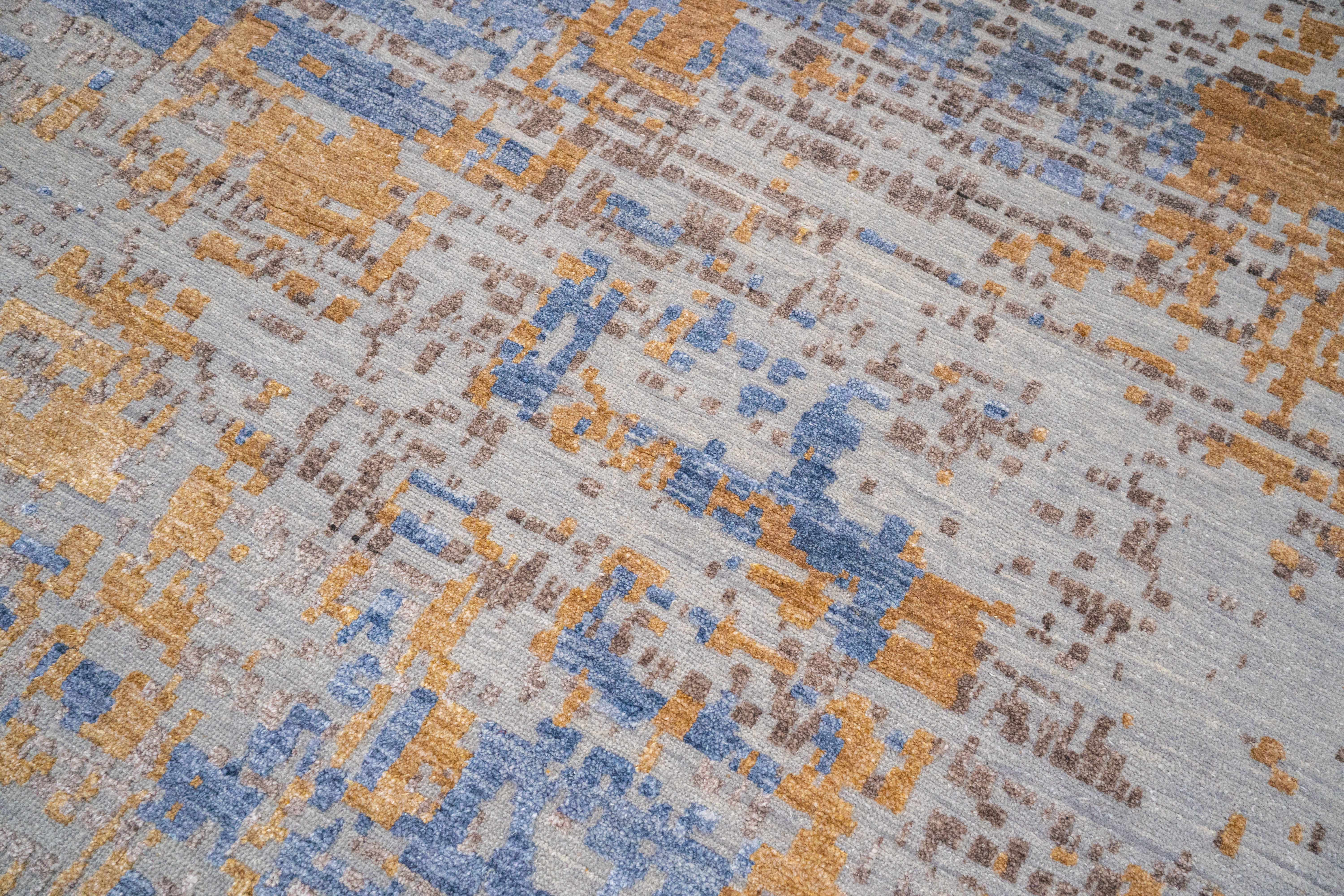 DIA- 0019 GALAXY Philippine Silver, Dark Electric e Blue Fawn