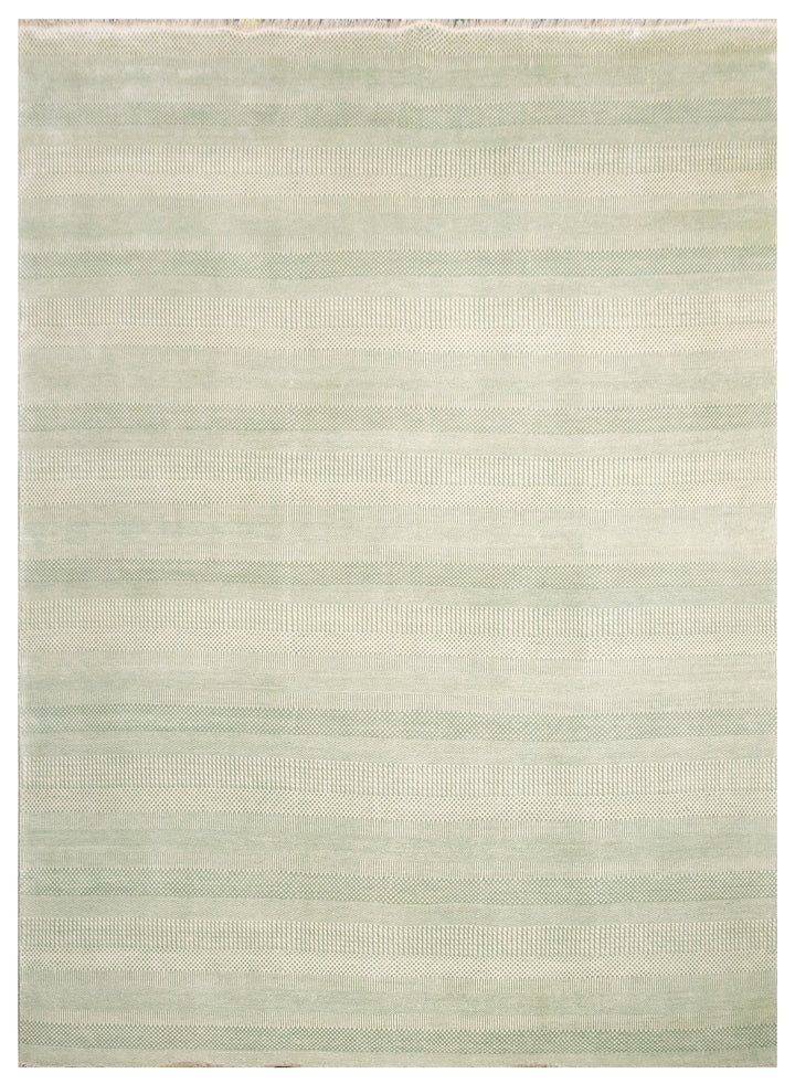 Handknotted Carpet, DIA- 06 MCN, Pearl & Laurel Green