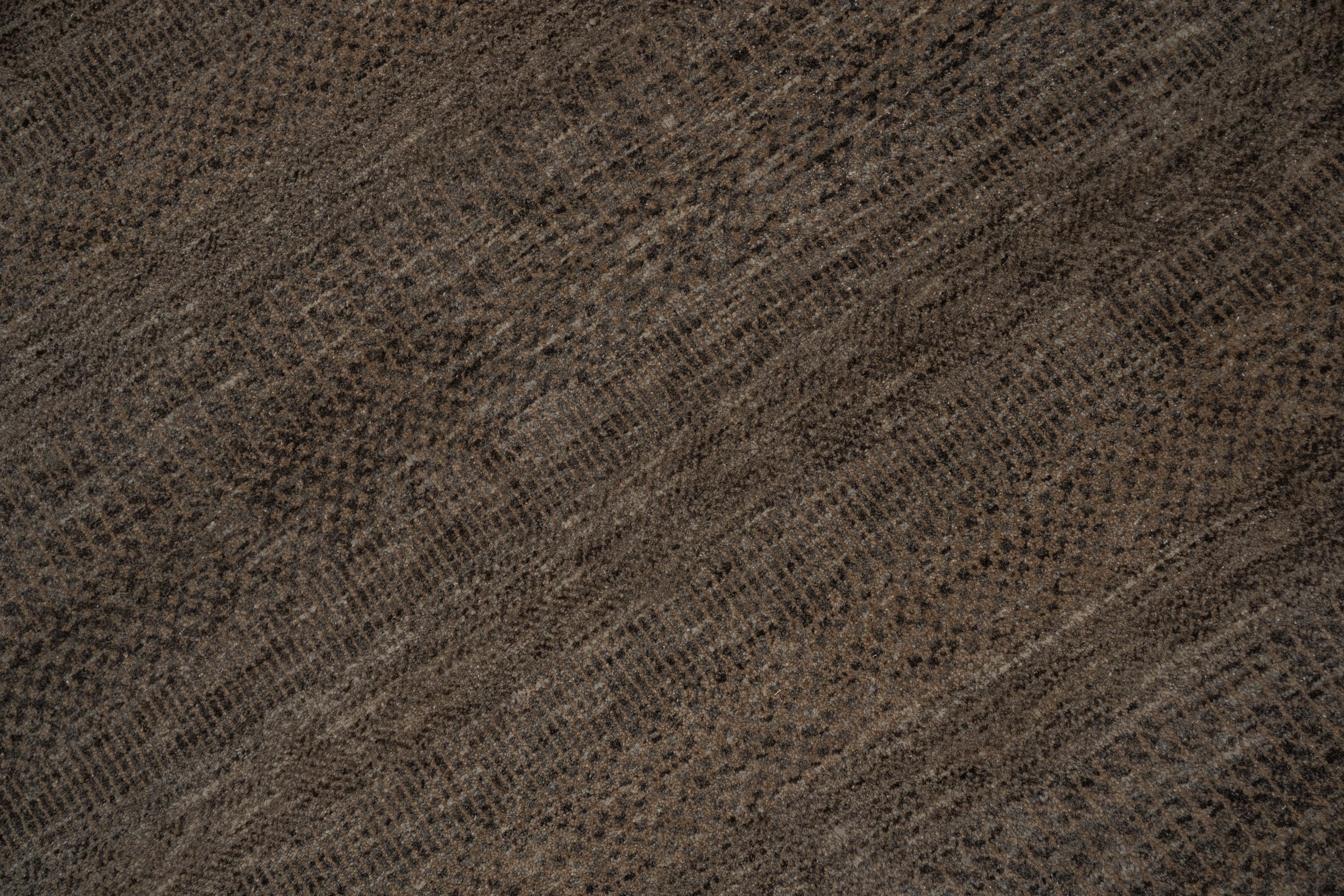Handknotted Carpet, DIA- 1006 MCN, Natural & Brown