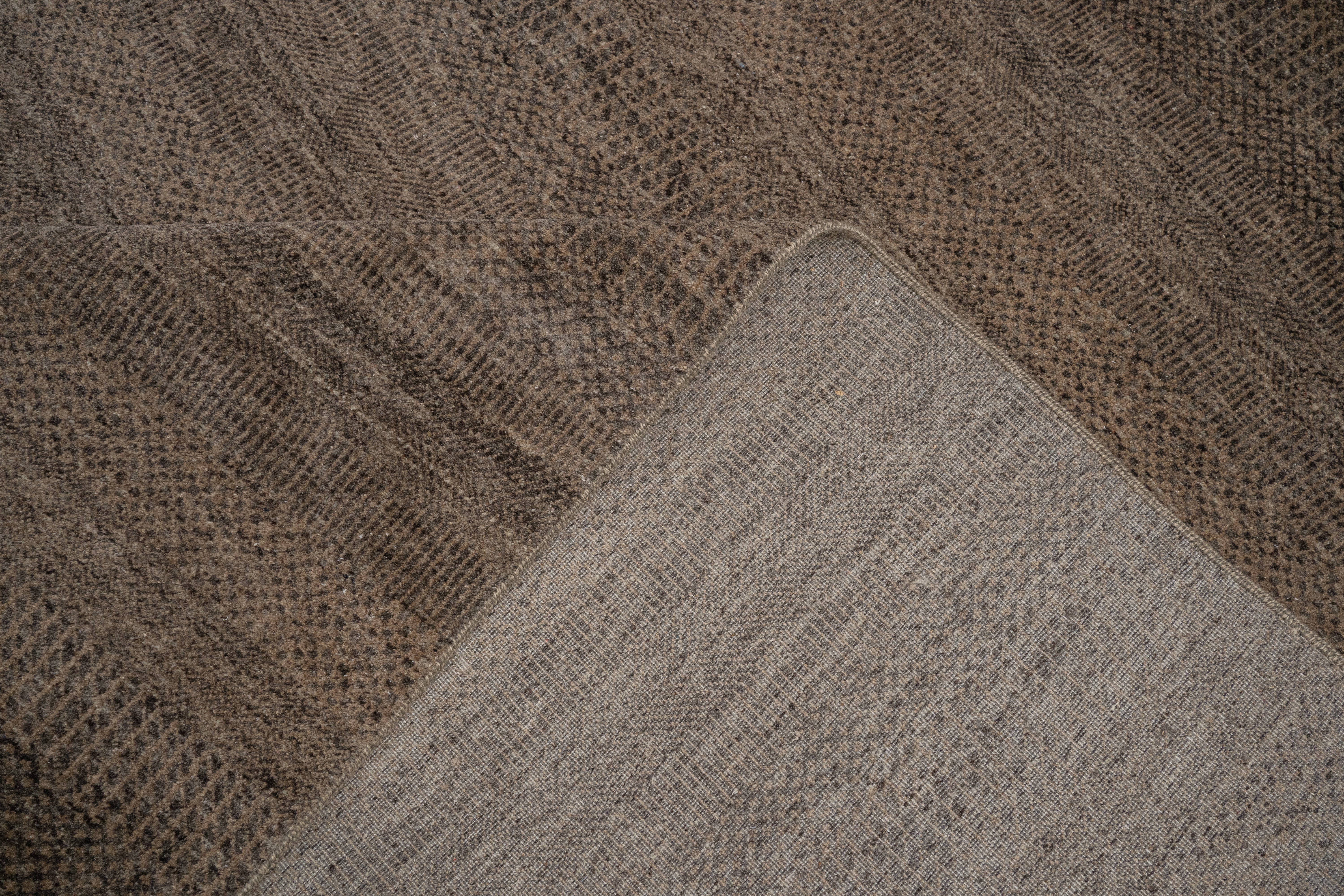Handknotted Carpet, DIA- 1006 MCN, Natural & Brown